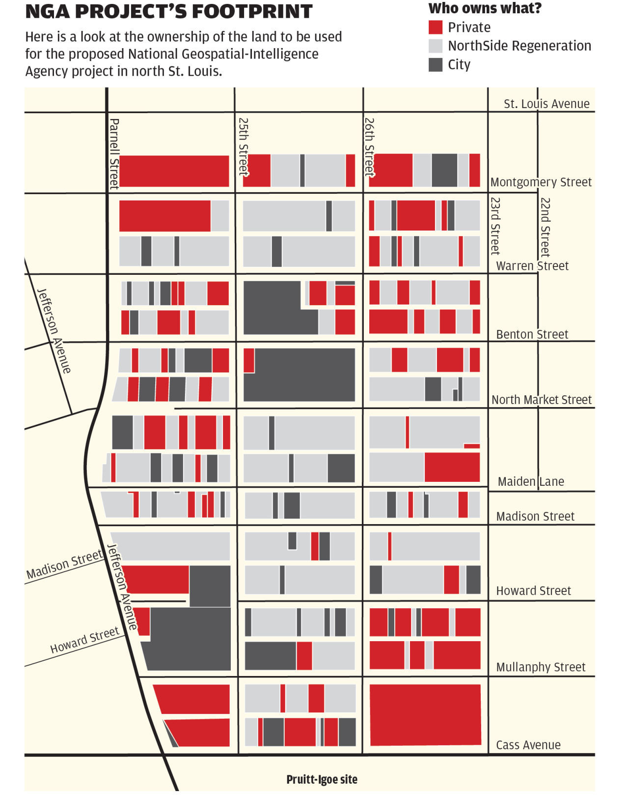Map of NGA project's footprint